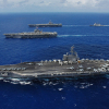Đòn dằn mặt Triều Tiên bằng ba tàu sân bay của Mỹ