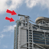 Sợ vận đen phong thủy, ngân hàng ở Hong Kong dựng hình tháp pháo trên nóc chống kiến trúc dị