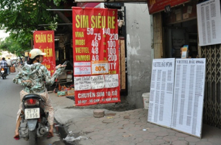Nhiều nhà mạng có nguy cơ cháy kho di động 10 số