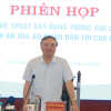 Chánh án Nguyễn Hòa Bình: Dựng tượng vua bằng đóng góp của cán bộ ngành