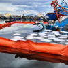 Khẩn cấp xử lý sự cố tràn dầu do chìm tàu cá tại Cảng cá Thọ Quang