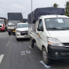 Bốn ô tô tông liên hoàn trên đường dẫn cao tốc TP Hồ Chí Minh - Trung Lương