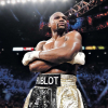 Floyd Mayweather mang đai lưng Hublot trong trận đấu kinh điển