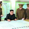 Bí mật bất ngờ trong tấm bản đồ sau lưng Kim Jong-un