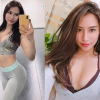 'Hot girl phòng gym Việt' có vòng 3 gần một mét không chỉ nhờ ngồi xổm