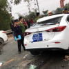 Húc vào đuôi xe ben, tài xế Mazda chết trong buồng lái