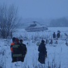 Hố dài 7 mét tại nơi máy bay Nga rơi