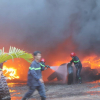 Xưởng sản xuất lốp ôtô ở Đồng Nai cháy ngùn ngụt
