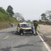 Quảng Nam: Xe ôtô 7 chỗ bị thiêu rụi sau khi phát nổ, 2 người tử vong
