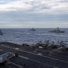 Hai nhóm tàu sân bay Mỹ diễn tập chung ở Biển Đông