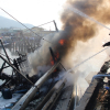 Cháy lớn tại âu thuyền Đà Nẵng, 3 tàu cá bị thiêu rụi