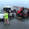 Xe khách tông xe cứu hỏa trên cao tốc Pháp Vân – Cầu Giẽ, nhiều người bị thương nặng