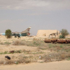 Khung cảnh sân bay quân sự Syria bị trúng tên lửa hành trình