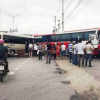 Xe du lịch đâm ôtô khách, 14 người bị thương