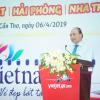 Thủ tướng Chính phủ Nguyễn Xuân Phúc chứng kiến Vietjet  khai trương 05 đường bay mới đi, đến Cảng Hàng không Quốc tế Cần Thơ