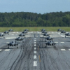 Dàn tiêm kích F-35B Mỹ khoe sức mạnh trong diễn tập 'Voi đi bộ'