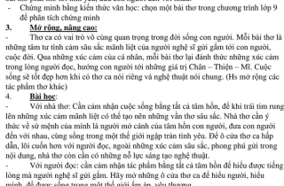 Gợi ý bài làm Ngữ văn thi vào lớp 10 ở TP HCM