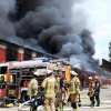 Hình ảnh vụ cháy chợ Đồng Xuân ở Đức