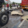 Hiện trường vụ tai nạn 6 người bị xe tải đè chết ở Hải Dương