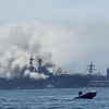 Siêu tàu tấn công đổ bộ của Mỹ cháy dữ dội, 17 thủy thủ bị thương