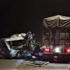 Xe khách đâm vào xe container, 16 người bị thương