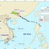 Bão số 4 suy yếu thành áp thấp nhiệt đới, di chuyển theo hướng Tây Bắc