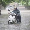 Mưa lớn, toàn bộ nội thành Hải Phòng ngập sâu