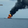 Tàu tên lửa Indonesia hỏng động cơ, bốc cháy dữ dội