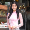 Hoa hậu Quốc tế Kevin Lilliana diện áo dài xinh như thiếu nữ Việt