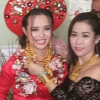 Cô dâu Kiên Giang đeo 129 cây vàng được tặng vào ngày cưới