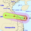 Bão số 5 giật cấp 12 tiến sát đất liền, Trung Bộ mưa to gió mạnh