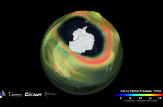 Lỗ thủng ozone rộng 24 triệu km2 ở Nam Cực