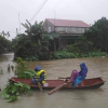 Mưa đặc biệt lớn trút xuống, Hà Tĩnh nhiều nơi ngập trong nước lũ