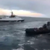 Sĩ quan Nga quay cảnh đâm húc tàu chiến Ukraine trên Biển Đen