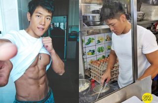 Hot boy bỏ nghề tiếp viên hàng không, về bán hàng ăn với bố mẹ