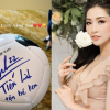Cầu thủ Tiến Linh tặng món quà đặc biệt cho con trai Á hậu Tú Anh
