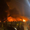 Cháy lớn ở Bắc Giang, hàng nghìn m2 nhà xưởng chìm trong biển lửa