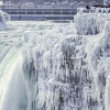 Cận cảnh vẻ đẹp kỳ vĩ của thác Niagara đóng băng trắng xóa