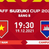 Xem trực tiếp Việt Nam vs Campuchia vòng bảng AFF Cup 2020 trên kênh nào?
