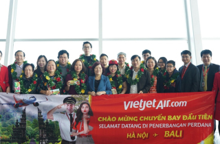 Vietjet khai trương đường bay thẳng Hà Nội – Bali (Indonesia)  vào ngày mùng 2 Tết Canh Tý   
