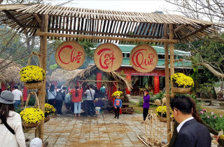 Chùm ảnh: Độc đáo“Chợ Tết xưa” giữa miền di sản