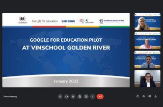 Hợp tác với Google và Samsung, Vinschool nâng cao chất lượng dạy, học
