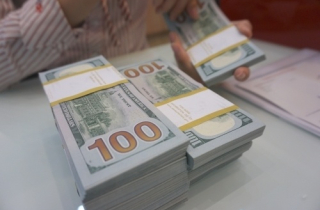Chứng khoán lao dốc, giá USD tăng nhẹ