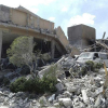 Tòa nhà Syria nát vụn sau trận không kích của liên quân Mỹ