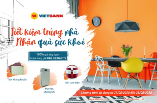 Tiết kiệm trúng nhà, nhận quà sức khỏe từ Vietbank