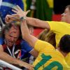 Cổ động viên Brazil - Serbia ẩu đả trên khán đài World Cup