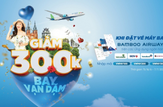 Bamboo “tung” ưu đãi lớn - giảm giá tới 300 nghìn đồng trên các ứng dụng Ngân hàng