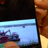 Chủ tịch Hà Nội chia sẻ hình ảnh 'tàu cát tặc hoạt động cạnh tàu cảnh sát'