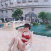 Ảnh bikini nóng bỏng gợi cảm của hot girl Trang Linh vợ Tiến Dũng The Men