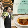 Thực đơn tiệc cưới Đàm Thu Trang - Cường Đôla pha trộn Á - Âu